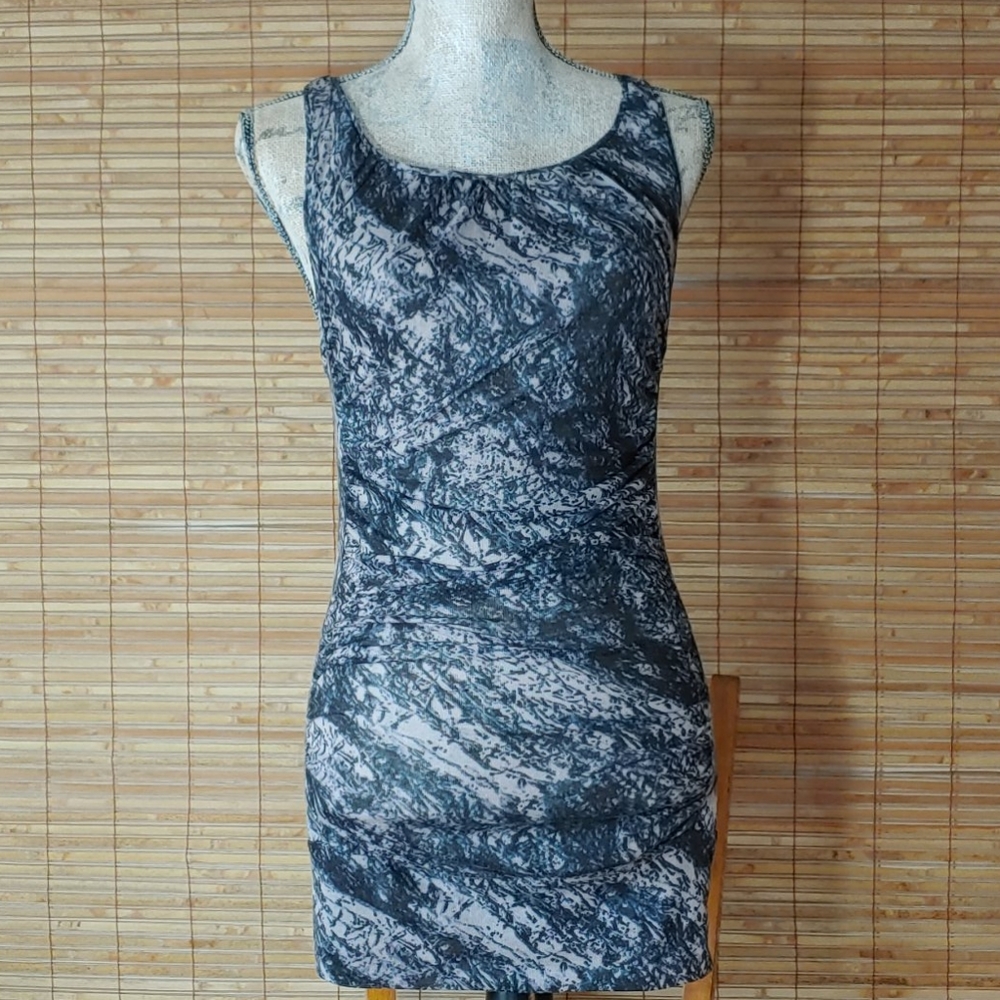 Calvin Klein Crazy Stretch Wool Blend Minidress